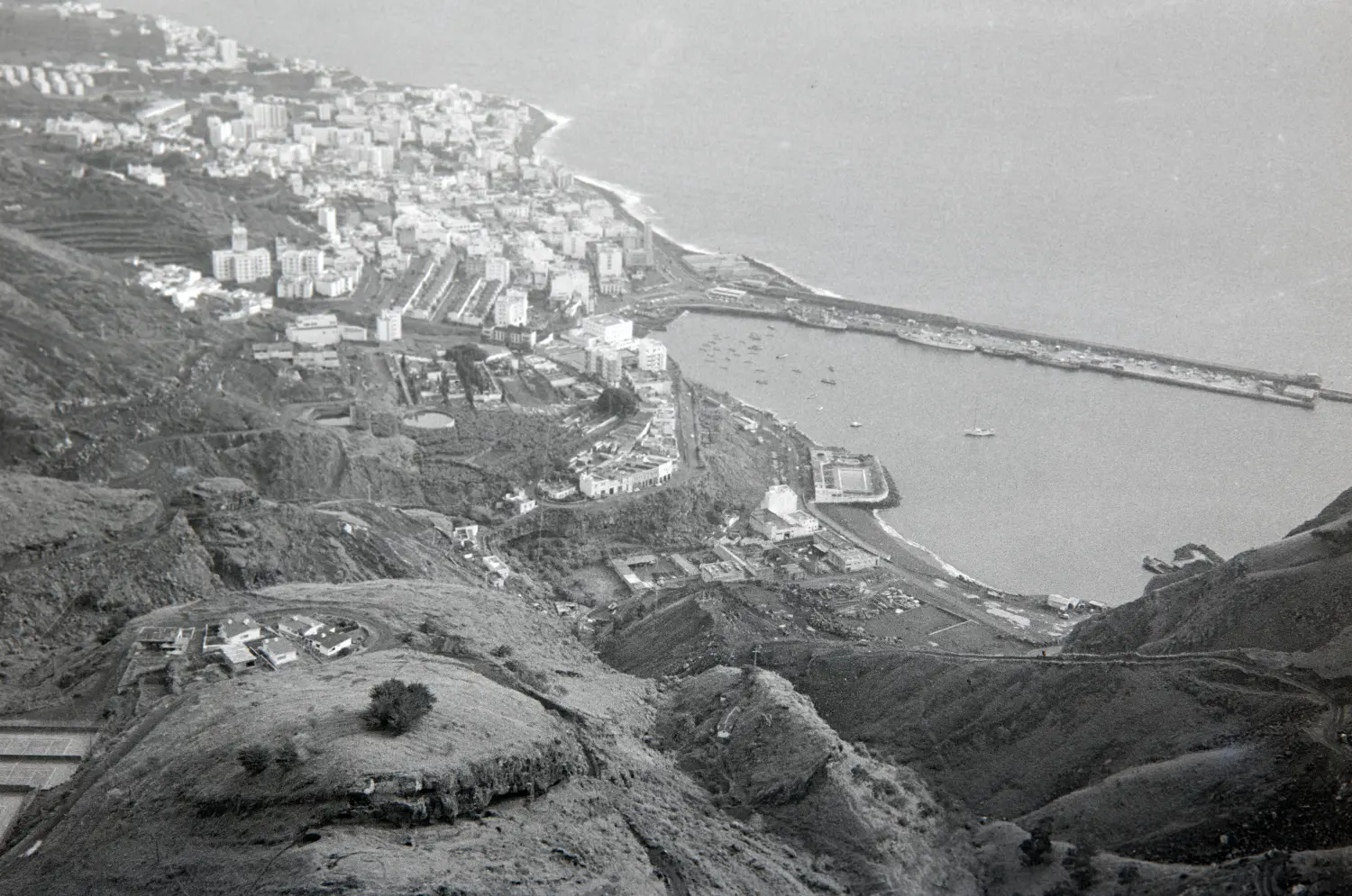 Panorámica de Santa Cruz de La Palma